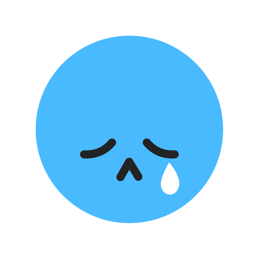 Sad face